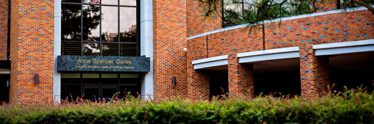 Image of Anne Spencer Daves College of Education, Health, and Human Sciences building