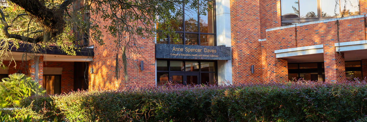 Photo of Anne Spencer Daves College of Education, Health, and Human Sciences Building